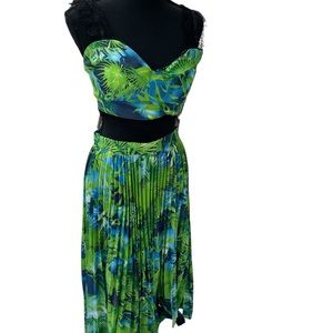 Floral Maxi Skirt Set